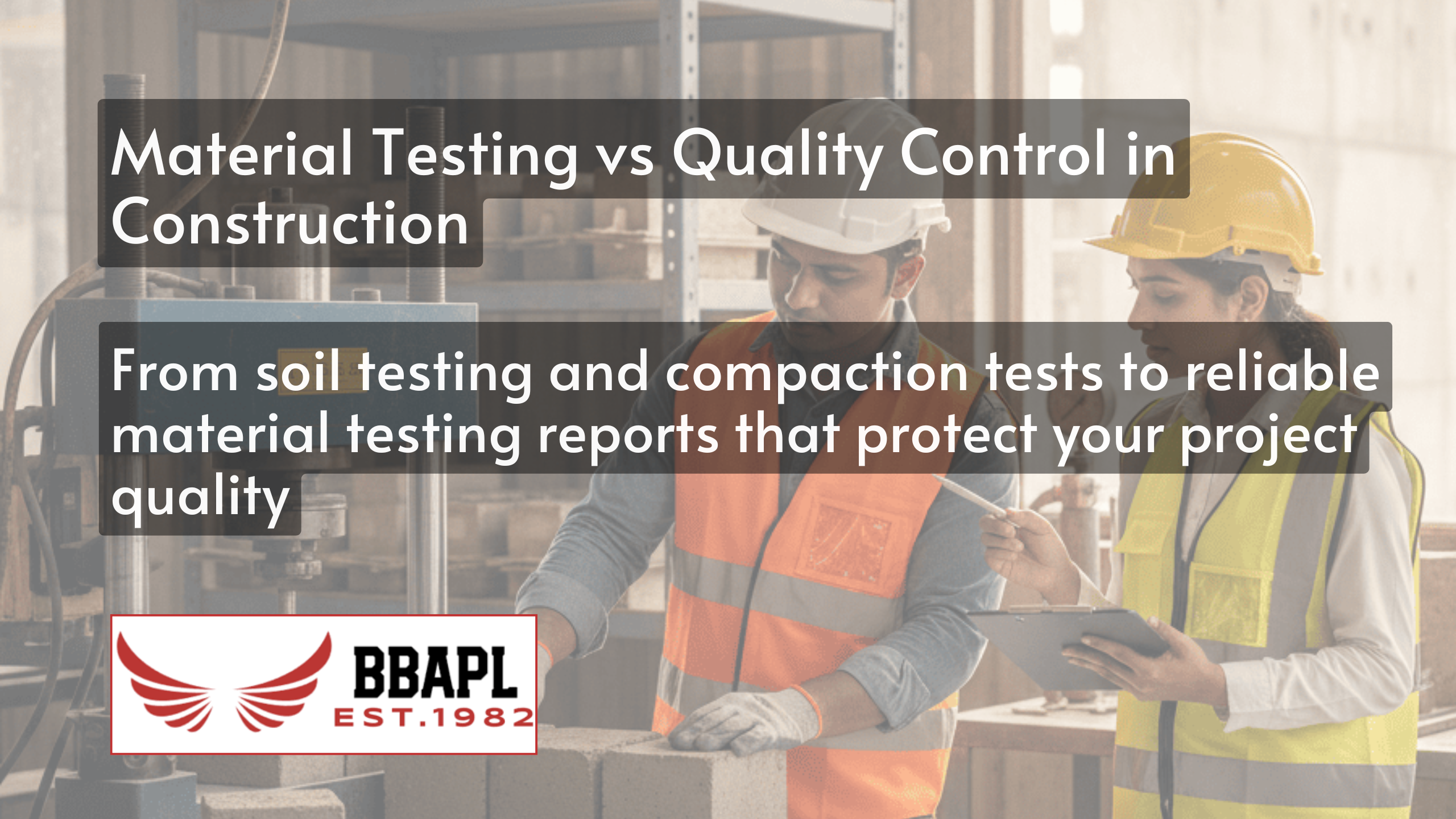 Material Testing vs Quality Control in Construction